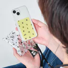 しらたまちゃんSHOPu〜🐽のお顔ドアップ  Smartphone Strap