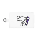 grandeviolaDESIGNのマフラーを掲げて応援するサポーター熊！ Smartphone Strap
