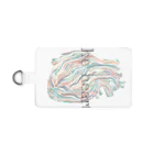 line illustrationの心臓 Smartphone Strap