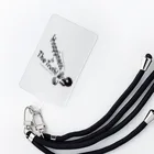 『Nothing Is Real』-- IN SUZURIのHappiness Is The Truth!（黒） Smartphone Strap