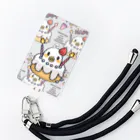 イラスト MONYAAT のたこさんwinなー 白たこさんパーティB ケーキ Smartphone Strap