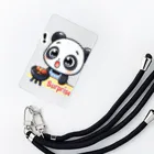 かわいいちびキャラ💛のBBQを楽しむちびキャラパンダ Smartphone Strap