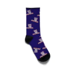 ネコのうーたんになりたいくちばしショップのネコのうーたん青色系みせびらかし専用くつ下♪ Socks