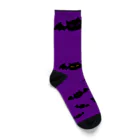 mkumakumaのニャンバットのハロウィン Socks