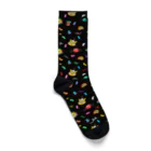 🌈スーパーラッキィ🌈のポップサイケデリカくつ下 Socks