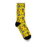 やまだあんずのぷりてぃな仲間たち　きいろ Socks