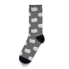 DECORの気づかいの出来るネコ　お顔がいっぱい（グレー）ver.  Socks