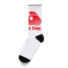 『Nothing Is Real』-- IN SUZURIのOh! It's Such A Perfectday.（赤） Socks