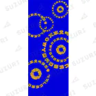 LalaHangeulの파란색(青色) ~はんぐるぐるぐるシリーズ~ Socks