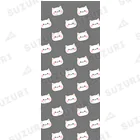 DECORの気づかいの出来るネコ　お顔がいっぱい（グレー）ver.  Socks