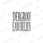 BLACK SHEEP ORIGIN SUZURI SHOPのUNDERGROUD DREAM BELIEVER Socks