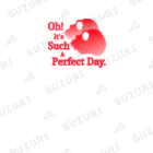 『Nothing Is Real』-- IN SUZURIのOh! It's Such A Perfectday.（赤） Socks