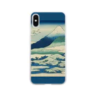 SONOTENI-ARTの003-013　葛飾北斎　『富嶽三十六景　相州梅澤左』　クリア　スマホケース　iPhone XS/X専用デザイン　CC2 Soft Clear Smartphone Case