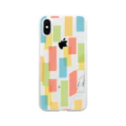 こなみのかくれんぼドア  コマくんとフキダシおばけ Soft Clear Smartphone Case