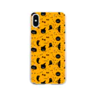 Je te veuxのおばけパレード オレンジ Soft Clear Smartphone Case
