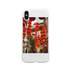香港湯美の紅いランタン Soft Clear Smartphone Case
