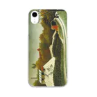 SONOTENI-ARTの029-003　アンリ・ルソー　『パリ郊外の製材所』　クリア　スマホケース　iPhone XR専用デザイン　CC3 Soft Clear Smartphone Case