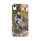 SONOTENI-ARTの016-007　ルノワール　『庭のニニ (ニニ・ロペス)』　クリア　スマホケース　iPhone XR専用デザイン　CC3 Soft Clear Smartphone Case