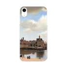 SONOTENI-ARTの008-003　フェルメール　『デルフト眺望』　クリア　スマホケース　iPhone XR専用デザイン　CC3 Soft Clear Smartphone Case