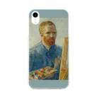 SONOTENI-ARTの005-020　ゴッホ　『画家としての自画像』　クリア　スマホケース　iPhone XR専用デザイン　CC3 Soft Clear Smartphone Case