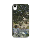 SONOTENI-ARTの004-019　クロード・モネ　『セーヌ河岸、ベンヌクール』　クリア　スマホケース　iPhone XR専用デザイン　CC3 Soft Clear Smartphone Case
