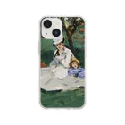 SONOTENI-ARTの012-002　エドゥアール・マネ　『庭のモネ一家』　クリア　スマホケース　iPhone 13mini/12mini/11Pro専用デザイン　CC4 Soft Clear Smartphone Case