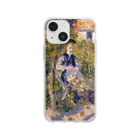 SONOTENI-ARTの016-007　ルノワール　『庭のニニ (ニニ・ロペス)』　クリア　スマホケース　iPhone 13mini/12mini/11Pro専用デザイン　CC4 Soft Clear Smartphone Case