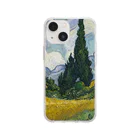 SONOTENI-ARTの005-015　ゴッホ　『糸杉のある麦畑』　クリア　スマホケース　iPhone 13mini/12mini/11Pro専用デザイン　CC4 Soft Clear Smartphone Case