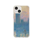 SONOTENI-ARTの004-026　クロード・モネ　『国会議事堂、日没』　クリア　スマホケース　iPhone 13mini/12mini/11Pro専用デザイン　CC4 Soft Clear Smartphone Case