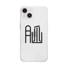 （株）無気力産業の改造漢字“脳” Soft Clear Smartphone Case
