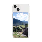 琥珀☆。.:＊・゜⛩放置少女⛩のお城の跡地 Soft Clear Smartphone Case