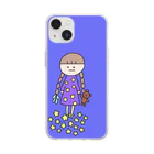 クリオネ。のおやすみなさい。 Soft Clear Smartphone Case