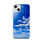 akio_okayamaの海 Soft Clear Smartphone Case