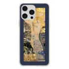 SONOTENI-ARTの001-006　グスタフ・クリムト　『水蛇Ⅰ』　クリア　スマホケース　iPhone 14ProMax/14Plus/13ProMax/12ProMax/11ProMax専用デザイン　CC5-2 Soft Clear Smartphone Case