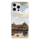 SONOTENI-ARTの008-003　フェルメール　『デルフト眺望』　クリア　スマホケース　iPhone 14ProMax/14Plus/13ProMax/12ProMax/11ProMax専用デザイン　CC5-2 Soft Clear Smartphone Case