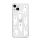N's  work..のくまおさんスマホケース Soft Clear Smartphone Case