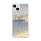 SONOTENI-ARTの025-002　ポール・シニャック　『カシスの桟橋』　クリア　スマホケース　iPhone 14/14Pro/13/13Pro/12/12Pro/11専用デザイン　CC5-1 Soft Clear Smartphone Case