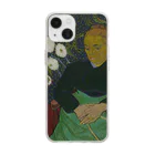 SONOTENI-ARTの005-022　ゴッホ　『ゆりかごを揺らすマダム・ルーラン』　クリア　スマホケース　iPhone 14/14Pro/13/13Pro/12/12Pro/11専用デザイン　CC5-1 Soft Clear Smartphone Case