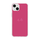 「Birth Day Colors」バースデーカラーの専門店の4月6日の誕生色「ビートルート・パープル」 Soft Clear Smartphone Case