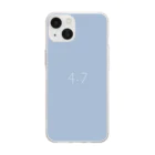「Birth Day Colors」バースデーカラーの専門店の4月7日の誕生色「スカイウェイ」 Soft Clear Smartphone Case
