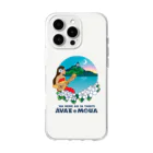‘ĀVA’E ‘e MOU’A 　　　　(アヴァエモウア)の`ĀVA’E `e MOU’A(アヴァエモウア) ：ロゴ Soft Clear Smartphone Case