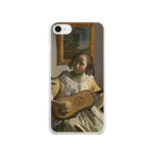 SONOTENI-ARTの008-011　フェルメール　『ギターを弾く女』　クリア　スマホケース　iPhone SE(2,3)/8/7/6s/6専用デザイン　CC1 Soft Clear Smartphone Case