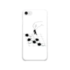 氷熊のおみせのねこのリバーシゲーム Soft Clear Smartphone Case