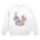 くまきちショップやさんのクッキーをたべよう Crew Neck Sweatshirt