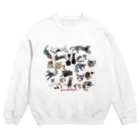 グリとブロンのグリとブロン　ロゴ入り Crew Neck Sweatshirt