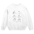 ラ・ガステのわにくんのつめきり Crew Neck Sweatshirt