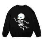 おばけ商店のおばけスウェット＜でっかいガイコツ＞ Crew Neck Sweatshirt