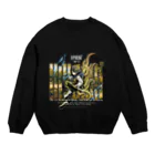 ひよりん*のバンT風ヴィンテージライクプリント Crew Neck Sweatshirt