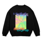DJ BIRABIRAのCityPop シティポップ Crew Neck Sweatshirt
