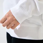 まっつんのみせのマーくん Crew Neck Sweatshirt :sleeve aperture